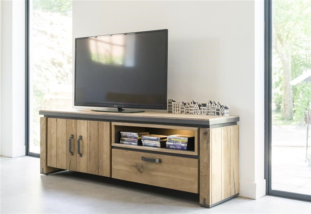 Tv-meubel FARMLAND - Oak railway brown HEH 39609-RWB