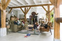 Salontafel FARMLAND - Oak railway brown HEH 39613
