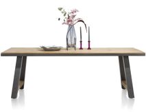 Eetkamertafel FARMLAND - Oak railway brown HEH 39616-RWB