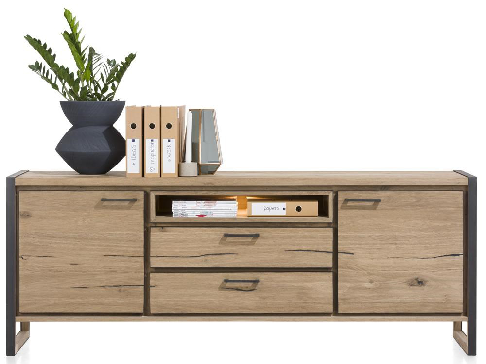 Dressoir METALO - Railway Brown HEH 36331