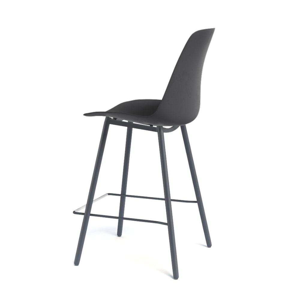 Barstoel BARCLAUDIO - Zwart/Antraciet PFT-204-000001-PP01