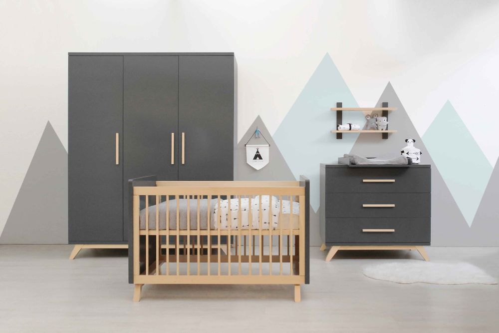 Babybed 'Kyan' - kleur: Grey/N BOP KY BB