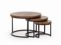 Salontafels, set van 3 HUGO - Old Teak MXF HU ST3