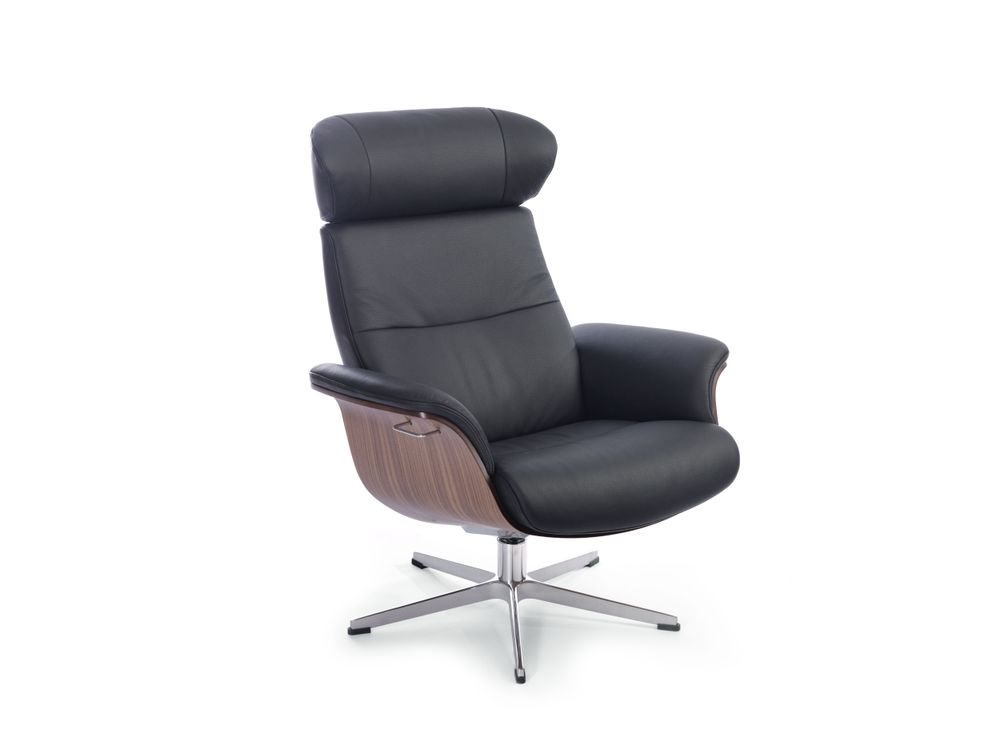 Relaxzetel TIMEOUT standaard - Zwart/walnoot CFM-3-000059-FB
