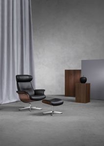 Relaxzetel TIMEOUT standaard - Zwart/walnoot CFM-3-000059-FB