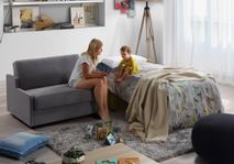 Zetelbed EMANTI met pocketverenmatras - Dolfijn SFB EM80PDG