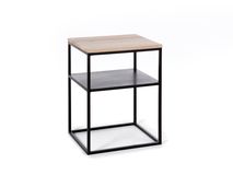 Nachtkastje MILAN - Hout/Zwart FDF MI NTO