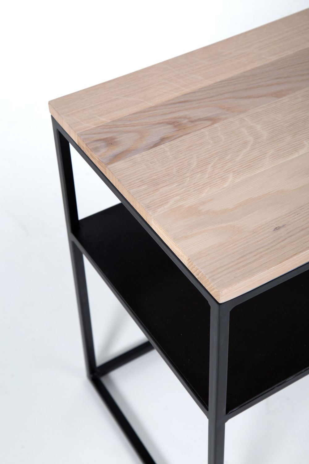 Nachtkastje MILAN - Hout/Zwart FDF MI NTO