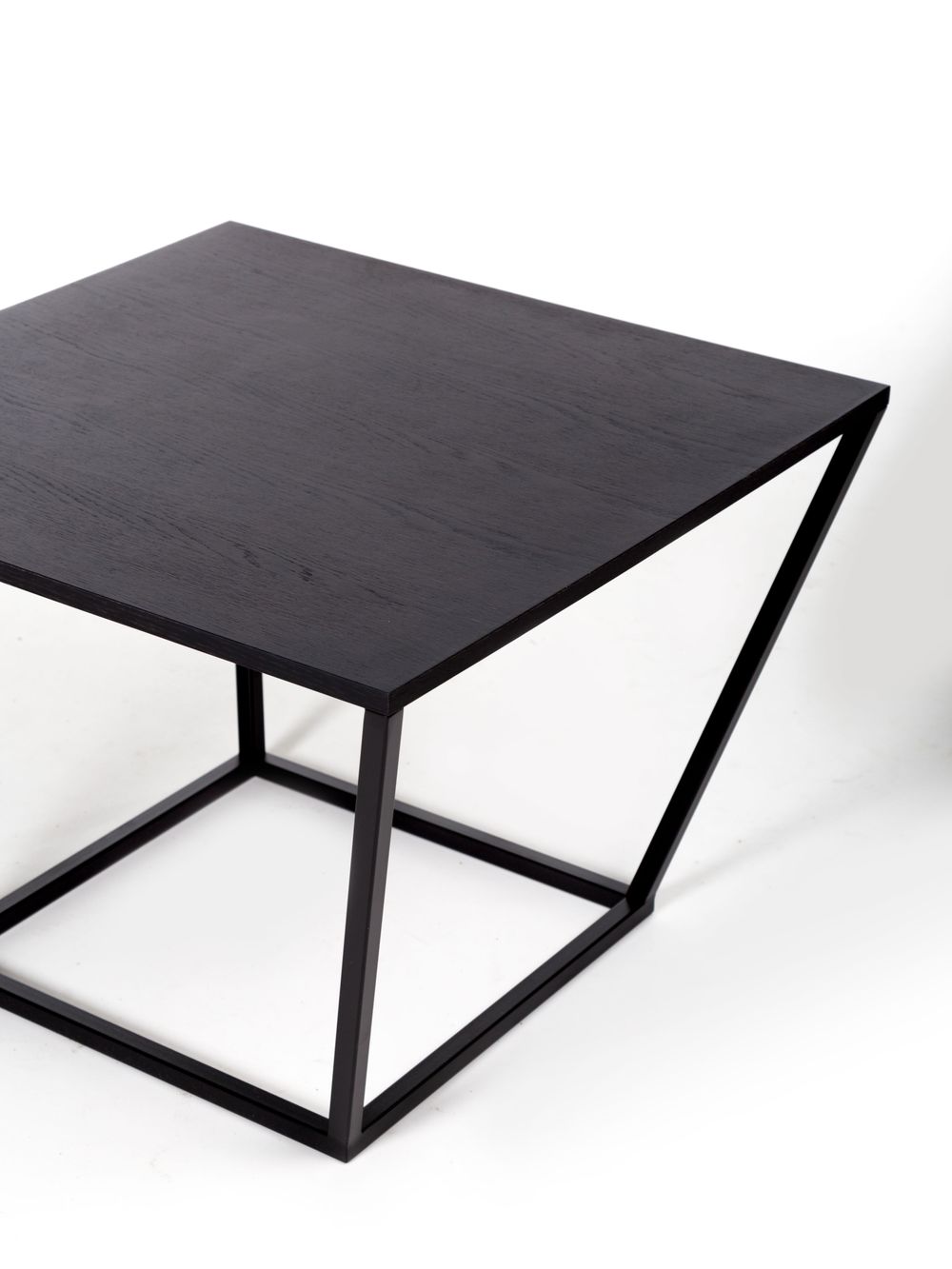 Salontafel / hoektafel PAPILLON - Zwart/Metaal JCU PASA170