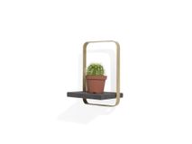 Wandplank ROSETTA - Zwart/Goud CCM 40508-ZWA