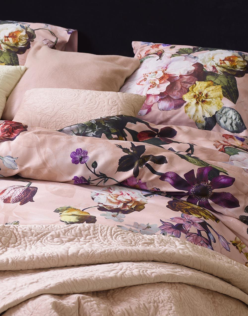 Dekbedovertrek FLEUR - Taupe VES 401055-100NL-012