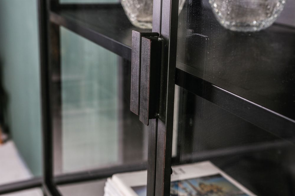 Kast Vitrine ELINA - Zwart PEM 689289