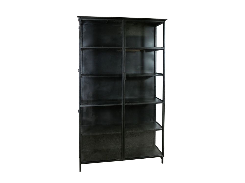 Kast Vitrine ELINA - Zwart PEM 689289