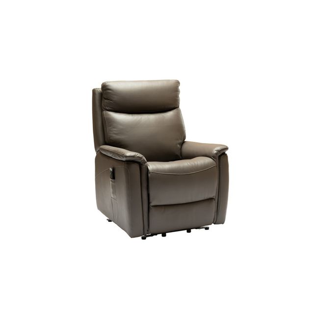 Elektrische relax met lift REMY - Leder Atoma grij