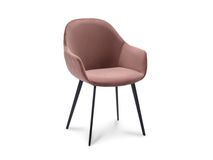 Stoel CALVIN - Donkergrijs velvet XLC CA AST