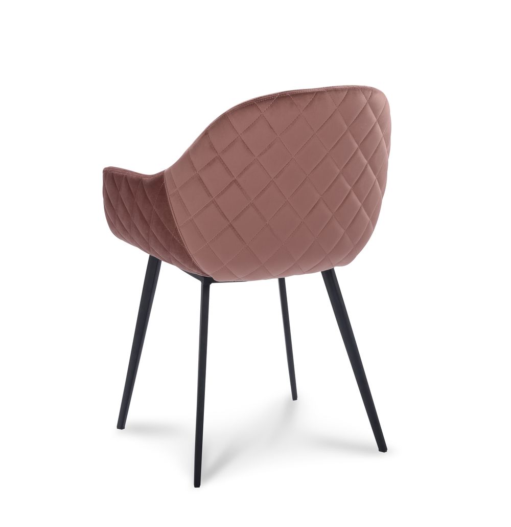 Stoel CALVIN - Donkergrijs velvet XLC CA AST