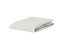Gevouwen hoeslaken van wit percale katoen.