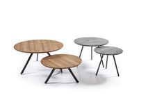 Set van 2 salontafels - Eik look DEZ MCT-348+349SET