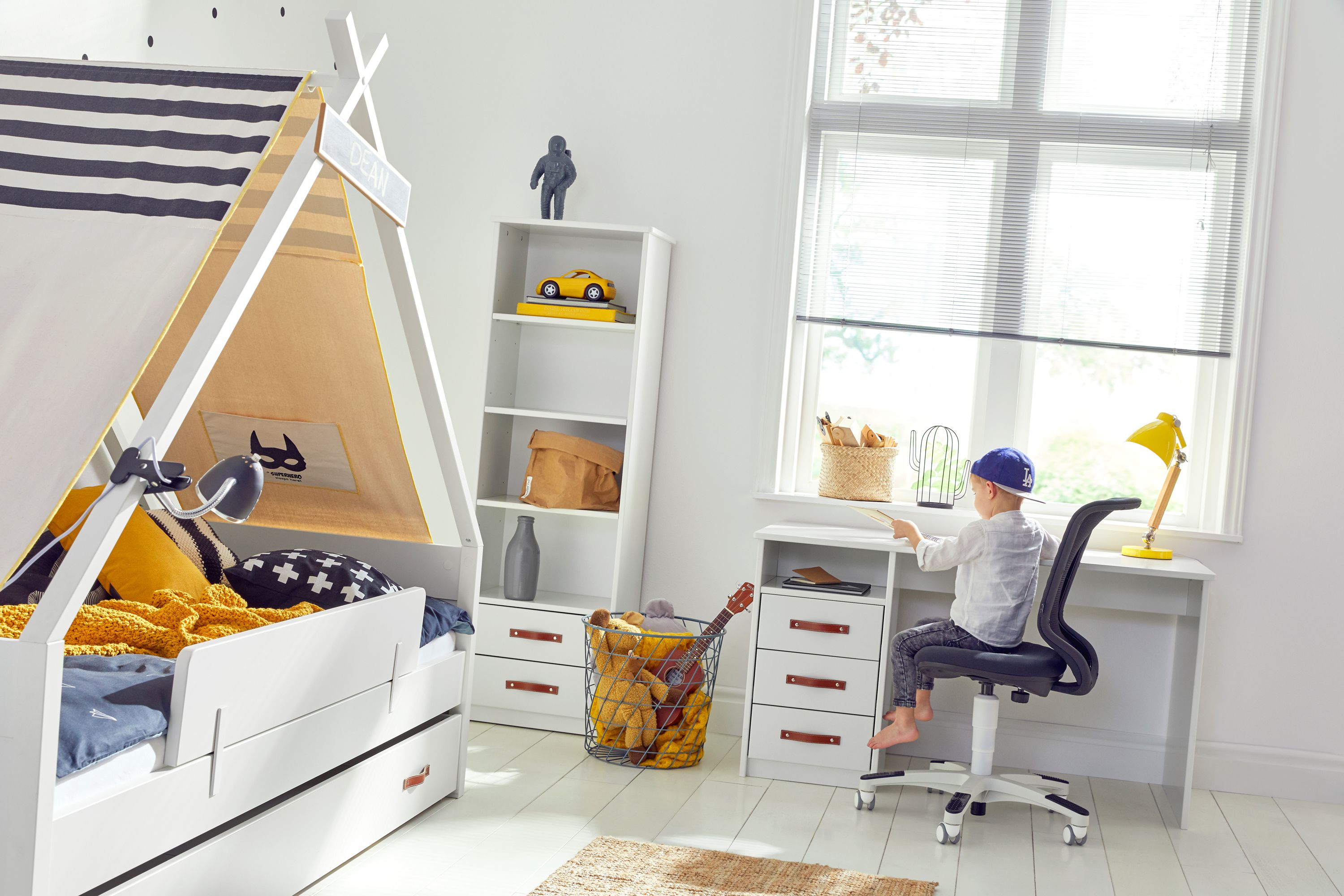 Boekenkast COOL KIDS - Wit