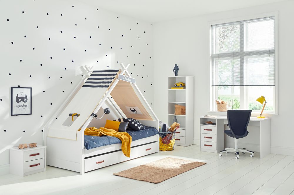 Boekenkast COOL KIDS - Wit SCE 4240