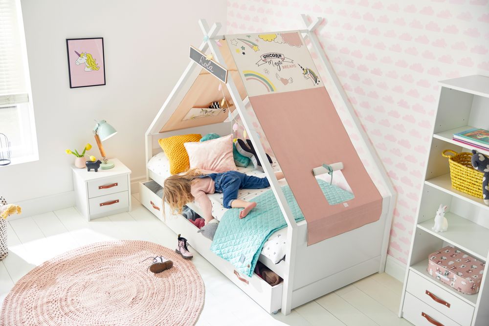 Boekenkast COOL KIDS - Wit SCE 4240