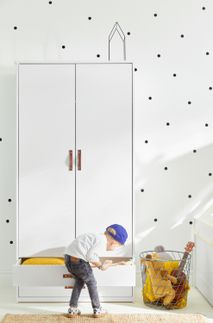 Kleerkast Wolk - Wit SCE 4250