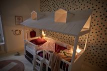 Hutbed BEACHHOUSE - Wit gelakt SCE 47978WG