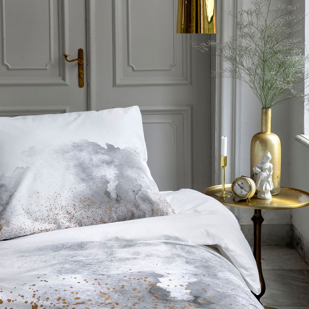 Dekbedovertrek TOUCH OF GOLD - Wit RGN DOWALGOLD140WIT