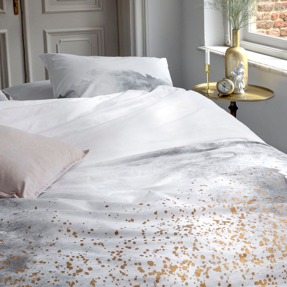 Dekbedovertrek TOUCH OF GOLD - Wit RGN DOWALGOLD140WIT