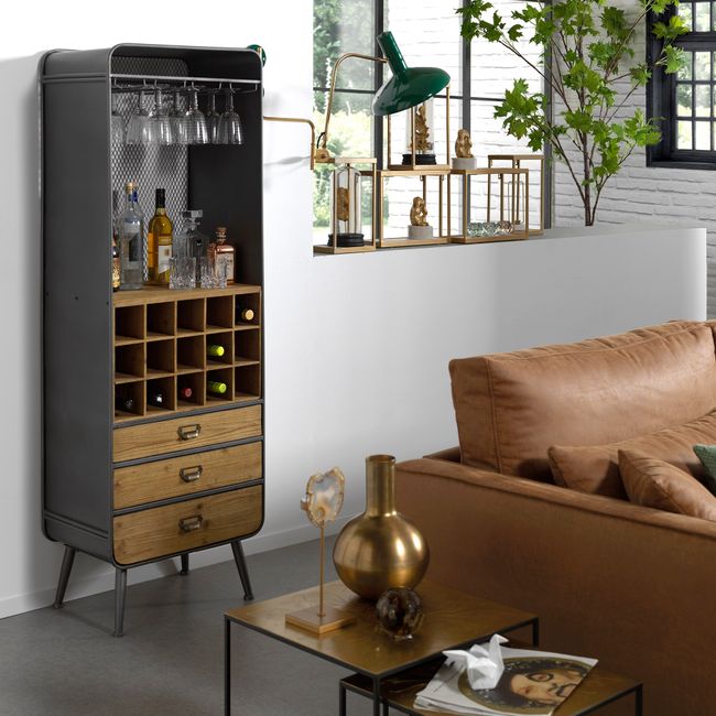 Kast wijnkast VINO - Wood