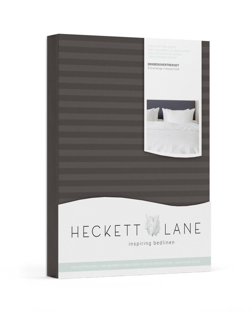 Dekbedovertrek UNI STRIPE - White HKT US140DG