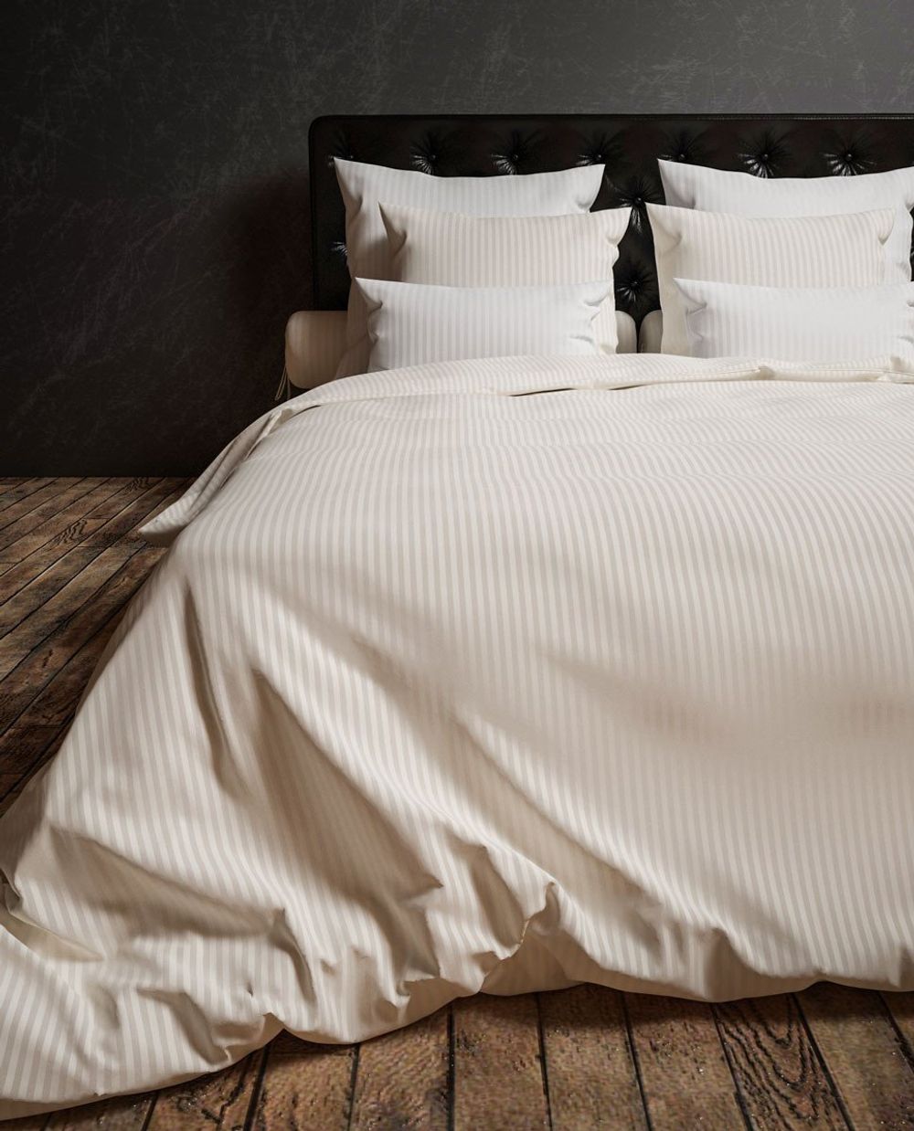 Dekbedovertrek UNI STRIPE - White HKT US140W