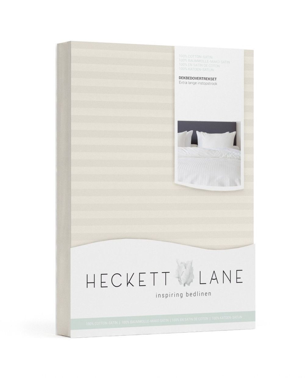 Dekbedovertrek UNI STRIPE - White HKT US140W