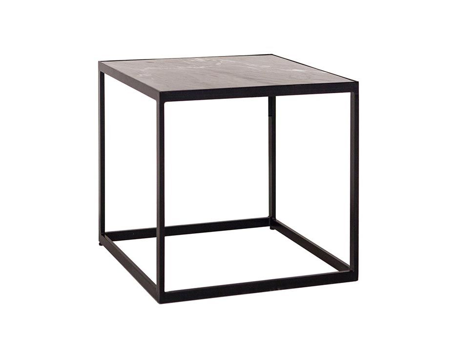 Bijzettafel MIX & MATCH - Marmer/ijzer