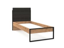 Bed 90x200 IRONY - Recht hoofdbord INF-2-000019