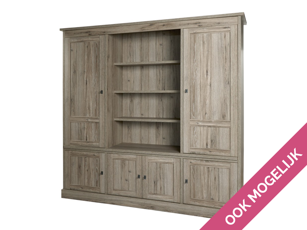 Buffetkast YORK - Lariks & Crystal oak beige MBR-1-000016
