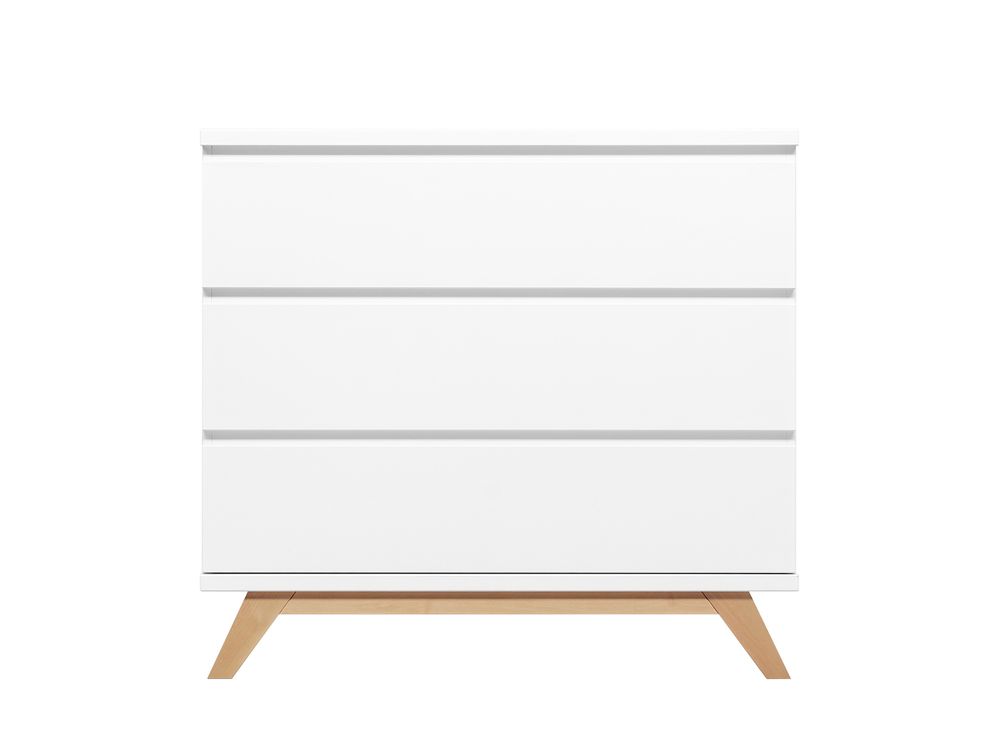 Commode 3 laden LYNN - Wit/Naturel BOP LY KOG