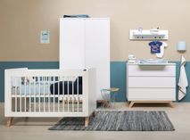 Commode 3 laden LYNN - Wit/Naturel BOP LY KOG