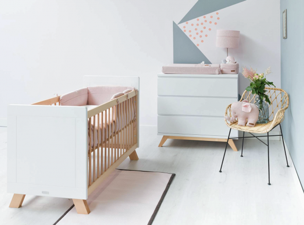 Commode 3 laden LYNN - Wit/Naturel BOP LY KOG