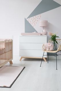 Commode 3 laden LYNN - Wit/Naturel BOP LY KOG