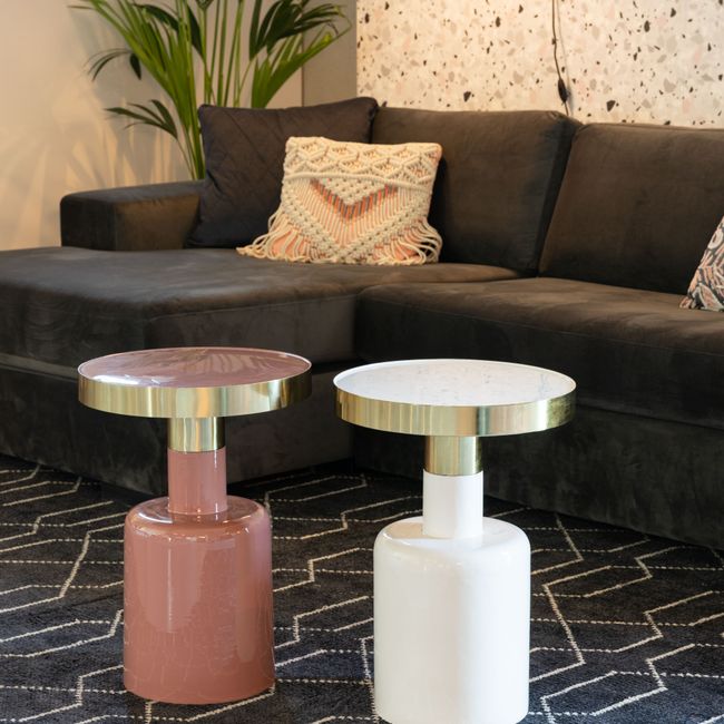 Bijzettafel GLAM - Wit