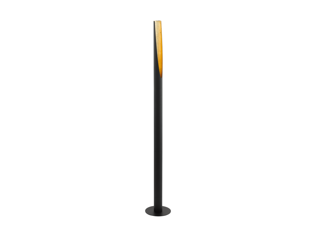 Vloerlamp BARBOTTO - Zwart/goud