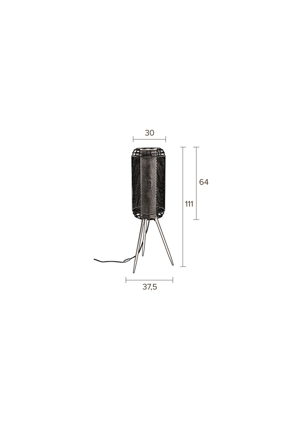 Vloerlamp ARCHER large - Zwart ZVR 5100085