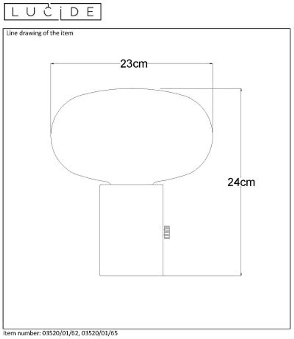 Tafellamp CHARLIZE - Groen LCD035200162