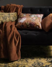 Kussen FURRY - Leather brown VES 401072-484-004