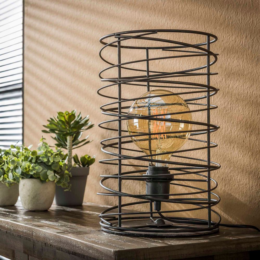 Tafellamp SPIRAAL - Charcoal ZLS 7954-76