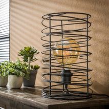 Tafellamp SPIRAAL - Charcoal ZLS 7954-76
