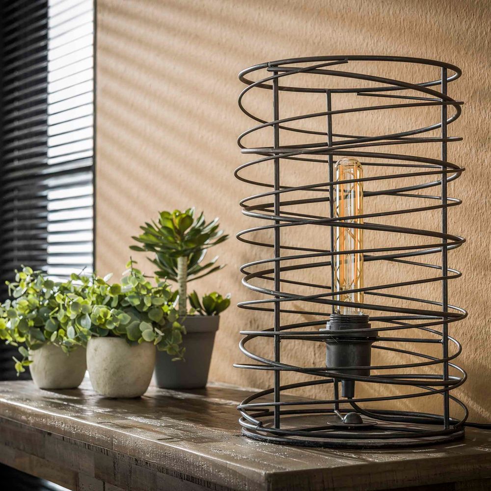Tafellamp SPIRAAL - Charcoal ZLS 7954-76