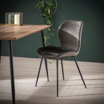 Stoel 3738 - Velvet champagne ZLS 3738-45V