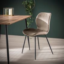 Stoel 3738 - Velvet champagne ZLS 3738-55V